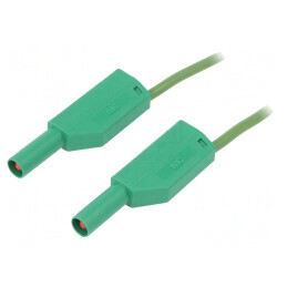 Cablu de măsurare 19A mufă banană 4 mm dual | Electronic-mag.ro | Componente Electronice