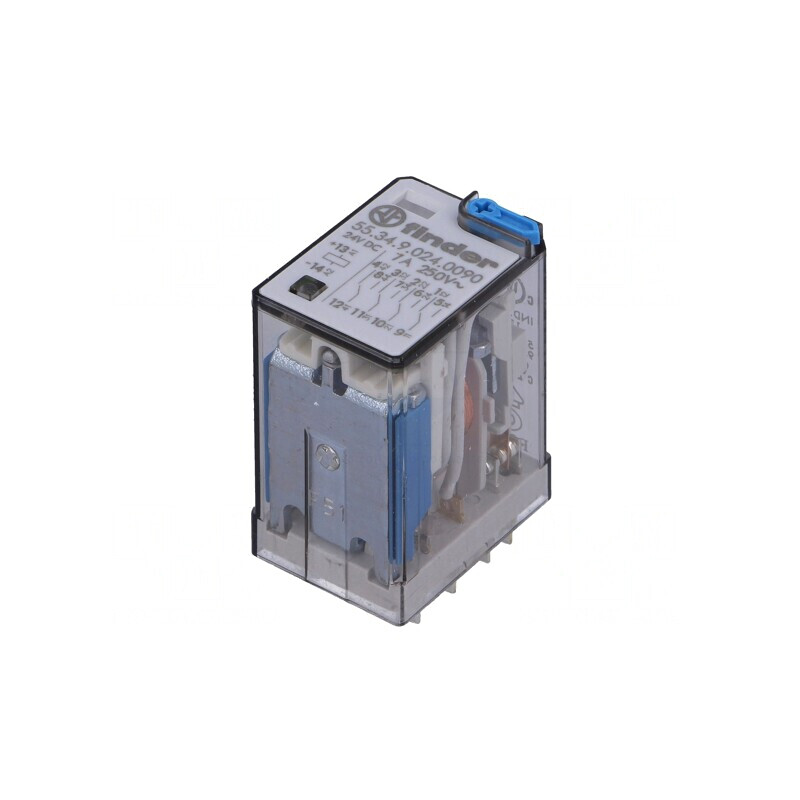 Releu Electromagnetic 4PDT 24VDC 15A | Electronic-mag.ro | Componente Electronice