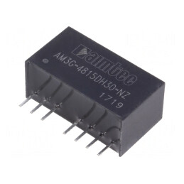 Convertor DC/DC 3W 36-75V la 15V/-15V SIP8 | Electronic-mag.ro | Componente Electronice