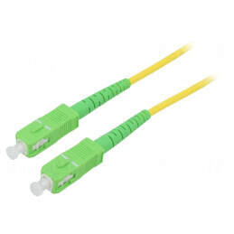 Patch cord fibră OS2 SC/APC 30m LSZH | Electronic-mag.ro | Componente Electronice