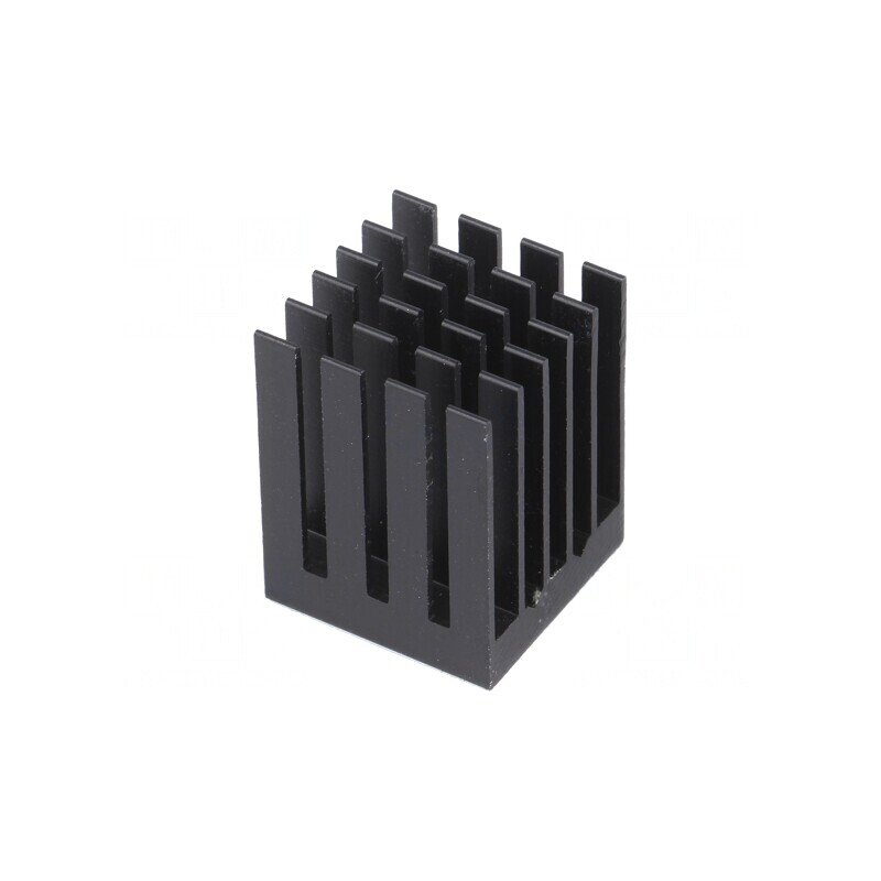 Radiator extrudat cu aripioare BGA negru 19x19mm | Electronic-mag.ro | Componente Electronice Radiator extrudat cu aripioare BGA negru 19x19mm | Electronic-mag.ro | Componente Electronice
