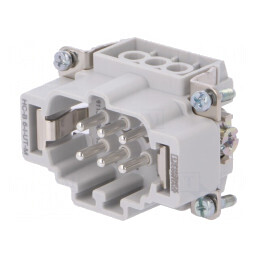 Conector HDC tată 500V 16A 6 PIN 1648115 | Electronic-mag.ro | Componente Electronice