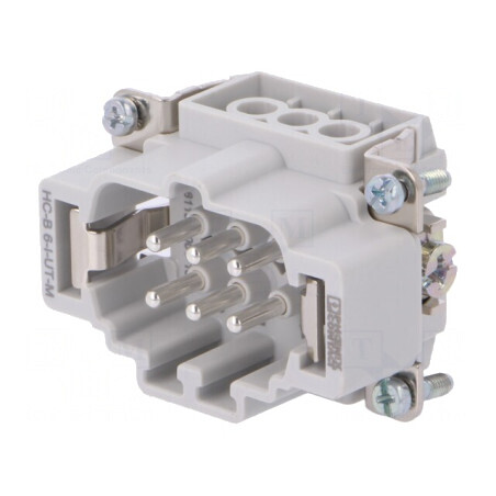 Conector HDC tată 500V 16A 6 PIN 1648115 | Electronic-mag.ro | Componente Electronice