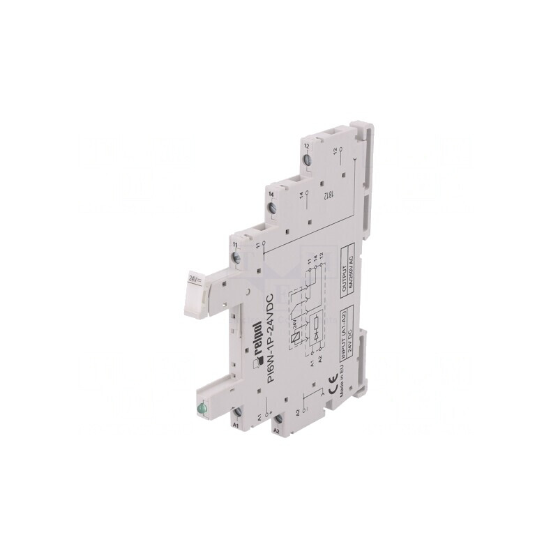 Stativ PIN pentru șină DIN 250V 5 6A RM699V-P-24 | Electronic-mag.ro | Componente Electronice