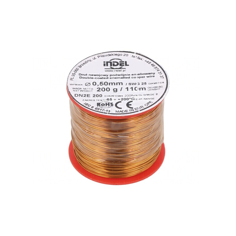Sârmă emailată dublu 0,5mm 0,2kg Cu | Electronic-mag.ro | Componente Electronice