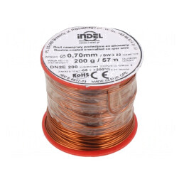 Sârmă emailată cupru 0,7mm 0,2kg | Electronic-mag.ro | Componente Electronice