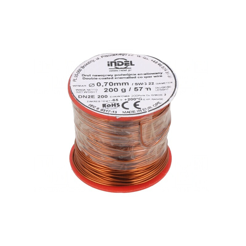 Sârmă emailată cupru 0,7mm 0,2kg | Electronic-mag.ro | Componente Electronice