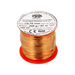 Sârmă Emailată 0.7mm 0.2kg Cu | Electronic-mag.ro | Componente Electronice