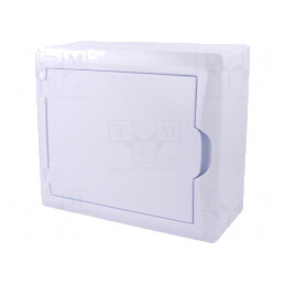 Carcasă pentru aparatură modulară IP40 albă 400V 8 module | Electronic-mag.ro | Componente Electronice