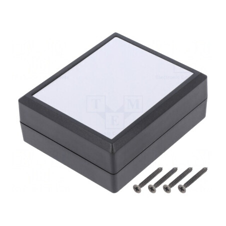 Carcasă universală ABS neagră 72x85x36 mm | Electronic-mag.ro | Componente Electronice