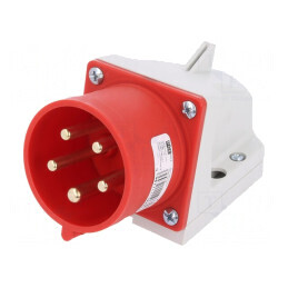 Conector Alimentare AC Trifazat 32A 400V IP44 | Electronic-mag.ro | Componente Electronice