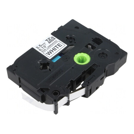 Bandă Albă 3,5mm 8m Culoare Caracter Neagră | Electronic-mag.ro | Componente Electronice