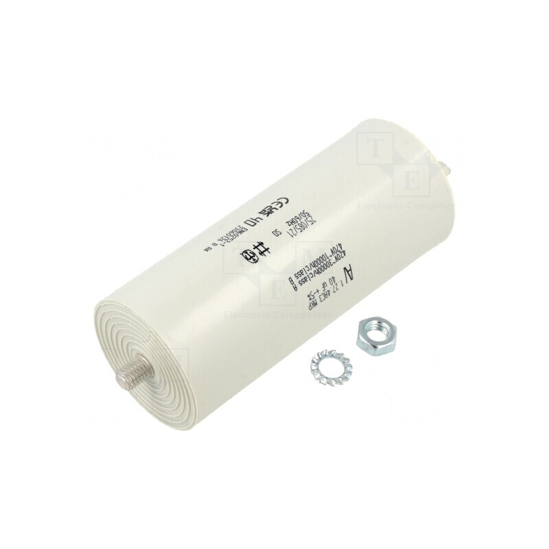 Condensator pentru Motoare 40uF 470VAC ±5% | Electronic-mag.ro | Componente Electronice