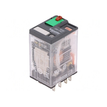 Releu Electromagnetic 4PDT 230VAC 6A | Electronic-mag.ro | Componente Electronice