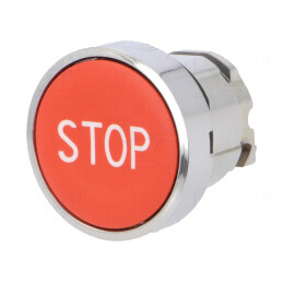 Comutator Apăsare 22mm Roșu | Electronic-mag.ro | Componente Electronice