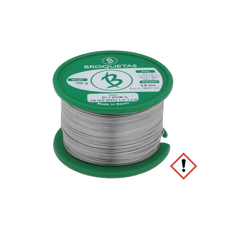 Sârmă de lipit fără plumb 0,5mm 0,1kg | Electronic-mag.ro | Componente Electronice