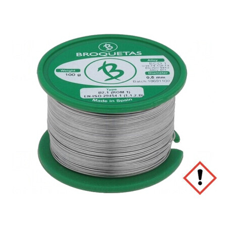 Sârmă de lipit fără plumb 0,5mm 0,1kg | Electronic-mag.ro | Componente Electronice