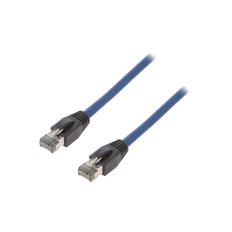 Patch cord S/FTP Cat 8.1 albastru 5m LSZH 26AWG | Electronic-mag.ro | Componente Electronice Patch cord S/FTP Cat 8.1 albastru 5m LSZH 26AWG | Electronic-mag.ro | Componente Electronice