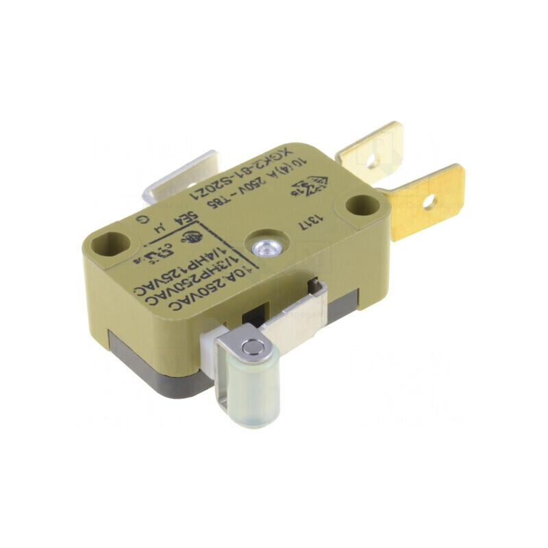 Microîntrerupător cu Manetă și Rulou 12A/250VAC | Electronic-mag.ro | Componente Electronice