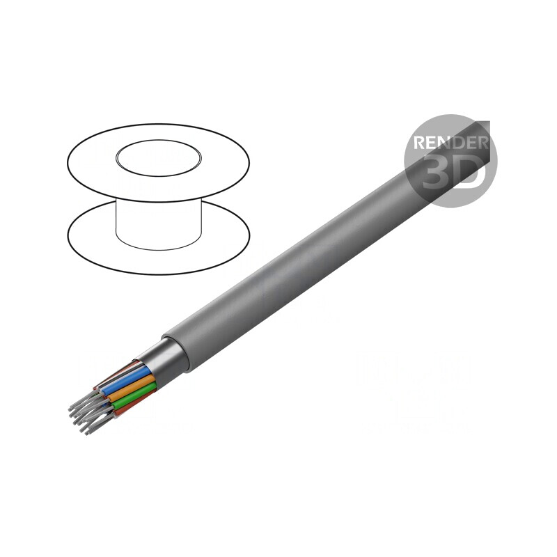 Cablu RS232 20x24AWG Ecranat PVC Crom | Electronic-mag.ro | Componente Electronice Cablu RS232 20x24AWG Ecranat PVC Crom | Electronic-mag.ro | Componente Electronice