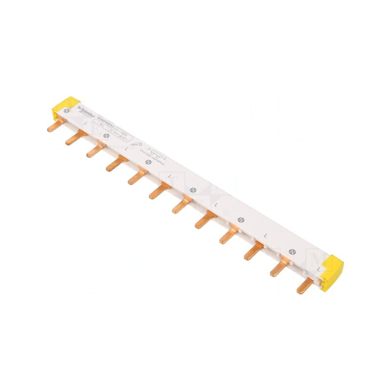 Bară colectoare poli 2 415V 100A 12 module 500V | Electronic-mag.ro | Componente Electronice