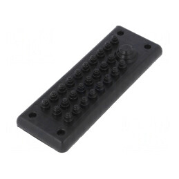 Garnitură neagră cu 27 orificii 40-90°C | Electronic-mag.ro | Componente Electronice