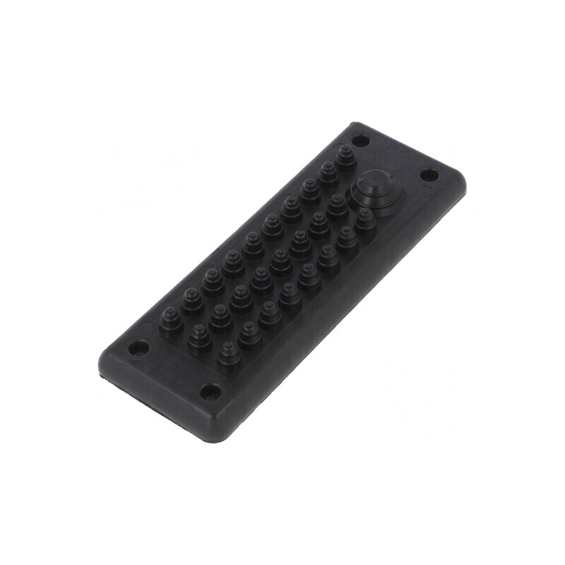 Garnitură neagră cu 27 orificii 40-90°C | Electronic-mag.ro | Componente Electronice