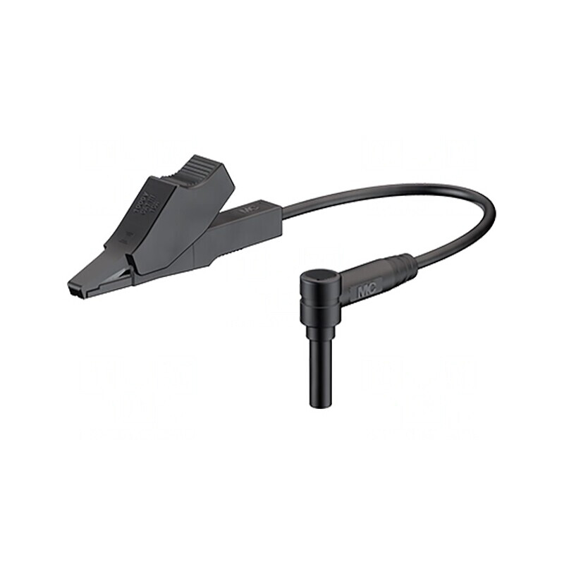 Cablu de măsurare banană 2mm la clemă crocodil | Electronic-mag.ro | Componente Electronice