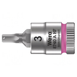 Tubulară Hex 3mm 1/4 28mm Zyklop | Electronic-mag.ro | Componente Electronice