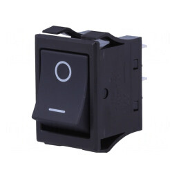 Comutator Rocker DPST NO NC 16A 25VAC 10A 30VDC | Electronic-mag.ro | Componente Electronice