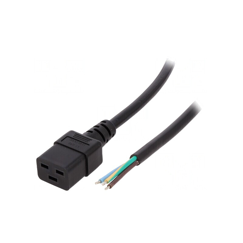 Cablu Alimentare IEC C19 Mamă 5m Negru 3G1.5mm2 | Electronic-mag.ro | Componente Electronice Cablu Alimentare IEC C19 Mamă 5m Negru 3G1.5mm2 | Electronic-mag.ro | Componente Electronice