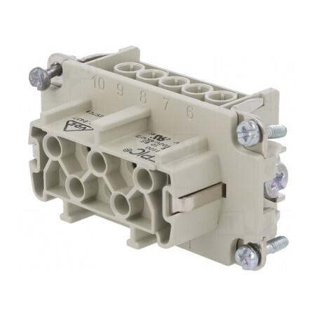 Conector EPIC H-BE 10 16A Inserturi Contact Mamă | Electronic-mag.ro | Componente Electronice