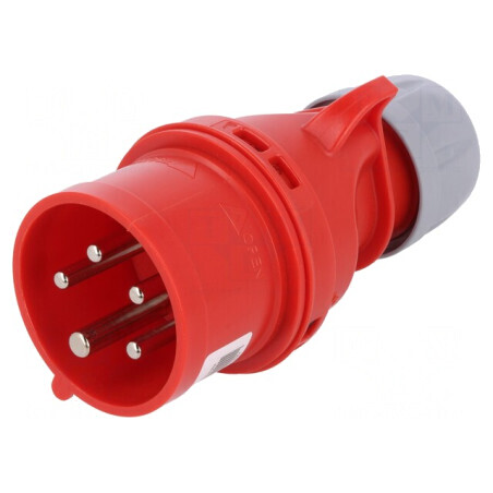 Conector Alimentare AC Trifazat Mufă Tată 16A 400V IP44 | Electronic-mag.ro | Componente Electronice