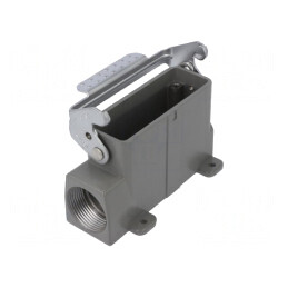 Carcasă pentru conectori HDC D16A cu clichet PG21 | Electronic-mag.ro | Componente Electronice