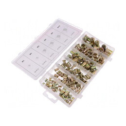 Set Piulițe Nituire Oțel 150 Bucăți M3-M10 | Electronic-mag.ro | Componente Electronice