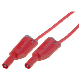 Cablu măsurare 25A mufă banană 4 mm | Electronic-mag.ro | Componente Electronice