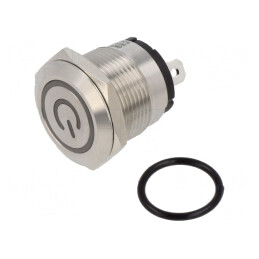 Comutator Anti-Vandalism 2 Poz SPST-NO 20A 220V Roșu | Electronic-mag.ro | Componente Electronice