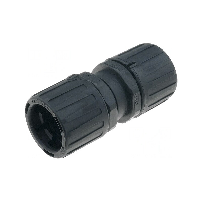 Conector Poliamidă HelaGuard Negru IP66 | Electronic-mag.ro | Componente Electronice