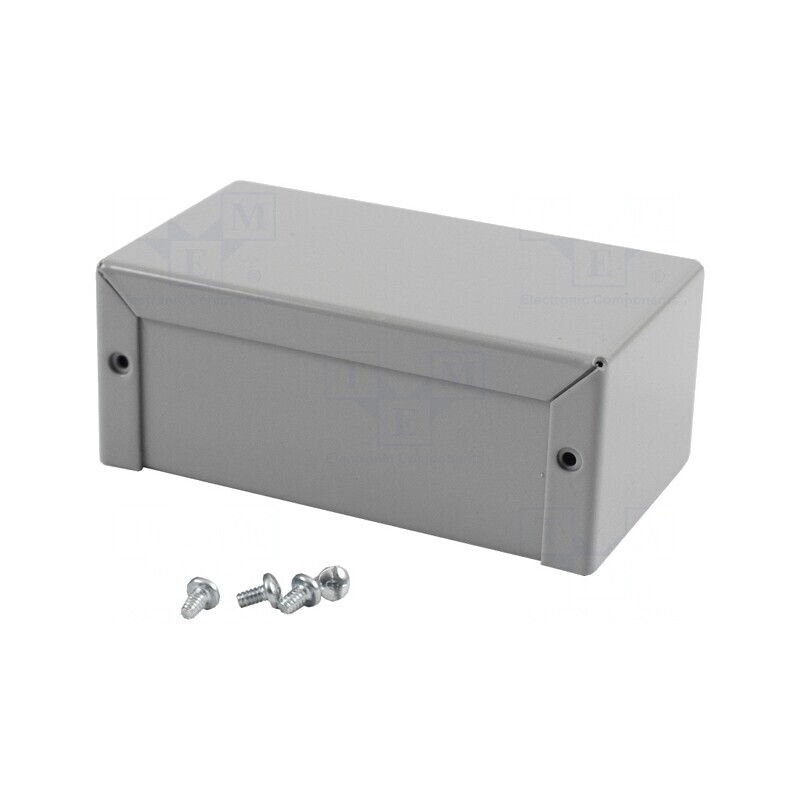 Carcasă Universală Aluminiu Gri 56x102x41mm | Electronic-mag.ro | Componente Electronice
