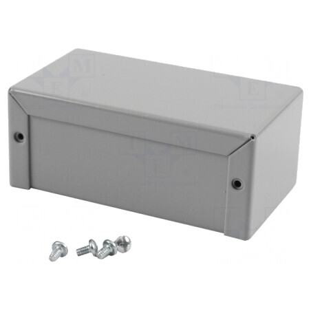 Carcasă Universală Aluminiu Gri 56x102x41mm | Electronic-mag.ro | Componente Electronice
