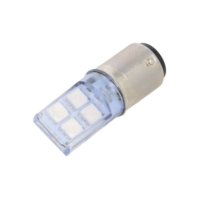Lampă LED albastră 24V BA15D | Electronic-mag.ro | Componente Electronice Lampă LED albastră 24V BA15D | Electronic-mag.ro | Componente Electronice