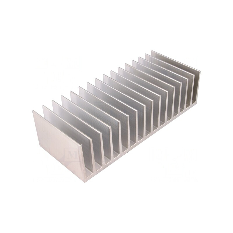 Radiator extrudat cu aripioare 80mm x 190,5mm x 50mm brut | Electronic-mag.ro | Componente Electronice