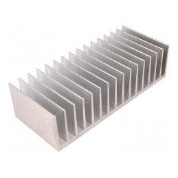 Radiator extrudat cu aripioare 80mm x 190,5mm x 50mm brut | Electronic-mag.ro | Componente Electronice