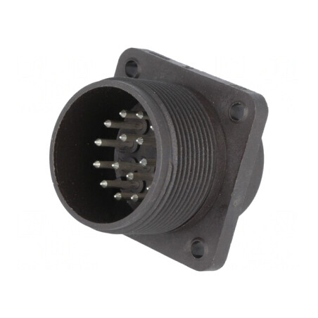 Conector Circular Soclu IP67 17 Pin Argintat Tată | Electronic-mag.ro | Componente Electronice