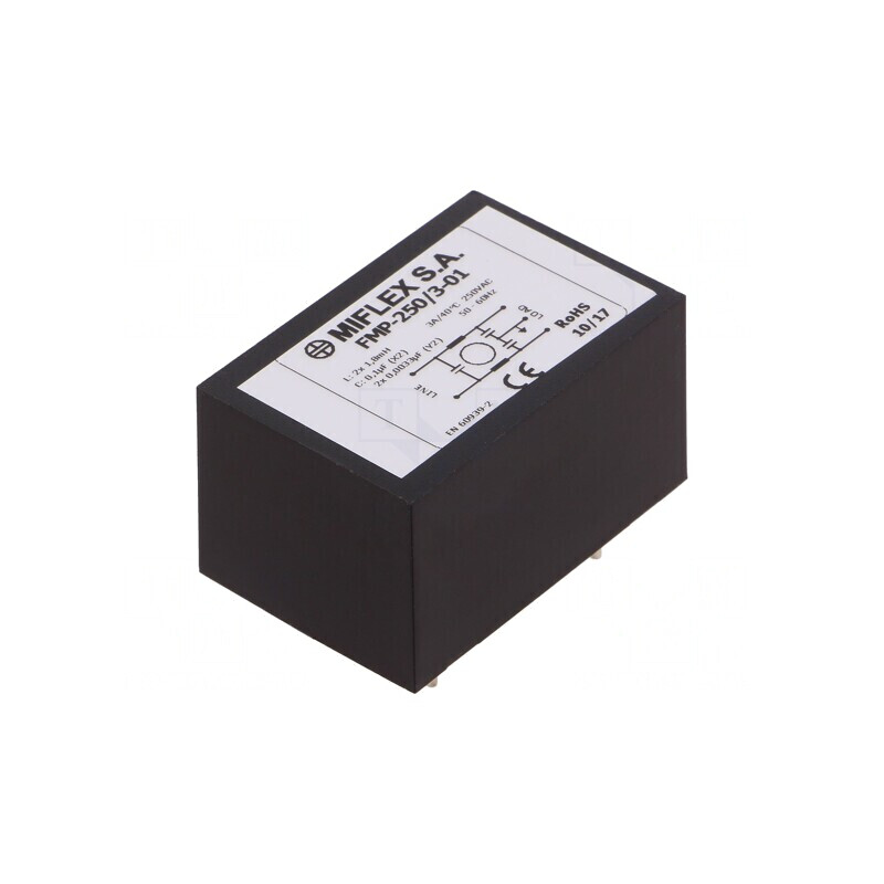 Filtru Anti-Interferențe 250VAC 100nF 3,3nF 1,8mH | Electronic-mag.ro | Componente Electronice