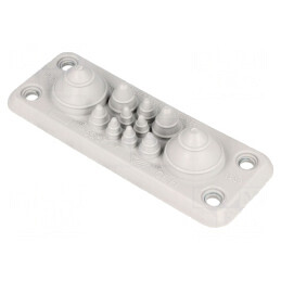 Garnitură gri deschis cu 11 orificii | Electronic-mag.ro | Componente Electronice