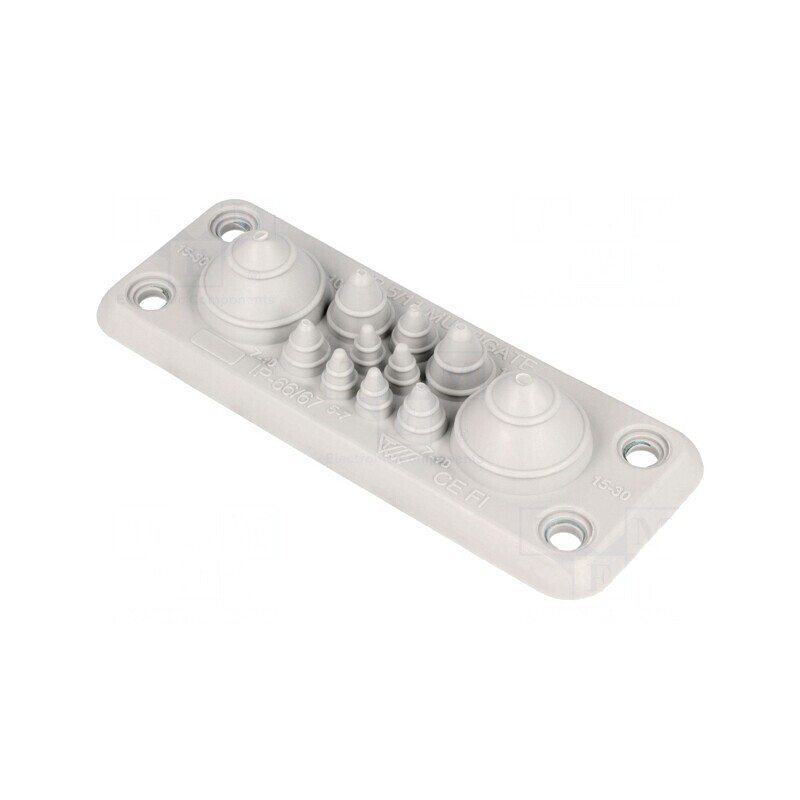 Garnitură gri deschis cu 11 orificii | Electronic-mag.ro | Componente Electronice