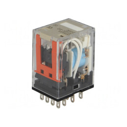 Releu Electromagnetic 4PDT 24VDC 5A | Electronic-mag.ro | Componente Electronice