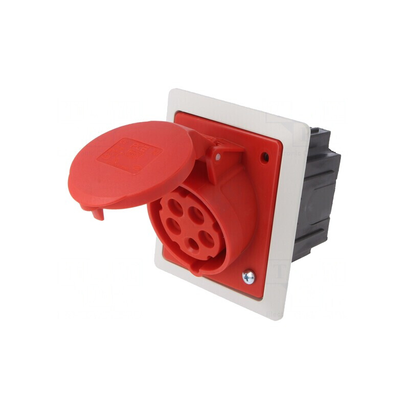 Conector alimentare AC trifazat 16A 400V IP44 | Electronic-mag.ro | Componente Electronice