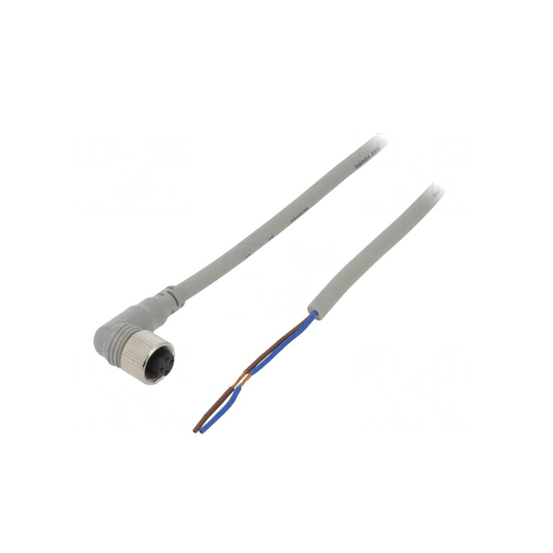Cablu Conectare M12 PIN 2 Unghi 2m Mufă Mamă | Electronic-mag.ro | Componente Electronice